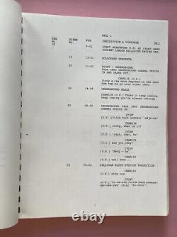 All Dogs Go To Heaven Original Movie Manuscript Script Animation Entire Movie