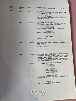 All Dogs Go To Heaven Original Movie Manuscript Script Animation Entire Movie
