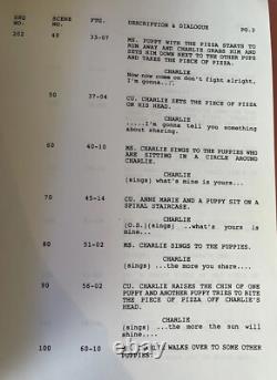 All Dogs Go To Heaven Original Movie Manuscript Script Animation Entire Movie