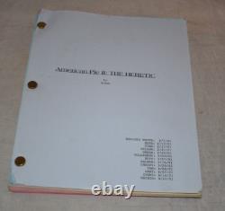 American Pie 2 Original Movie Script Revision Color Pages Production The Heretic
