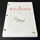 Amy Madigan Signed Weapons Movie Script Full 119 Page Autograph Psa Dna