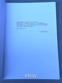 An Alan Smithee Film Burn Hollywood Burn Movie Script Screenplay Joe Eszterhas
