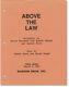 Andrew Davis Above The Law Original Screenplay For The 1988 Film 1987 #144450