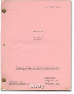 Andrew Davis FUGITIVE Original screenplay for the 1993 neo-noir film #166735