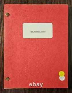 Andromeda Strain movie script 1969 Estimating Draft 4E Ackerman owned