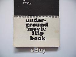 Andy Warhol & Jack Smith Underground Movie Flip Book 1966 Rare Aspen Magazine