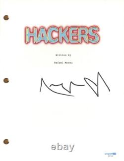 Angelina Jolie Hackers Signed Autograph Movie Script Full Screenplay ACOA COA