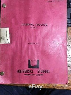 Animal House / 1977 Movie Script Screenplay, USED BY Character Mandy Original