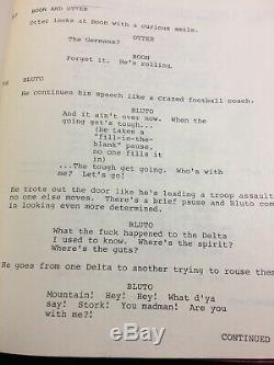 Animal House / 1977 Movie Script Screenplay, USED BY Character Mandy Original