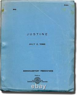 Anna Karina Anouk Aimee JUSTINE Original screenplay for the 1969 film #128881