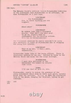 Anna Karina Anouk Aimee JUSTINE Original screenplay for the 1969 film #128881