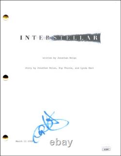 Anne Hathaway Signed Autograph Interstellar Full Movie Script Screenplay JSA COA