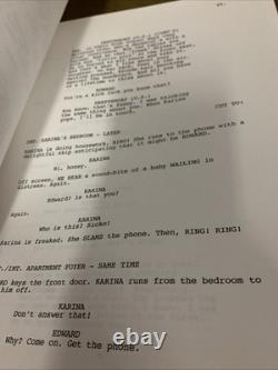 Anthony E Zuiker Script the Runner Signed Letter First Movie CSI Hollywood