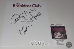 Anthony Michael Hall Judd Nelson Signed The Breakfast Club Movie Script Jsa Coa