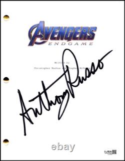 Anthony Russo Signed Autograph Avengers Endgame Movie Script Screenplay JSA COA