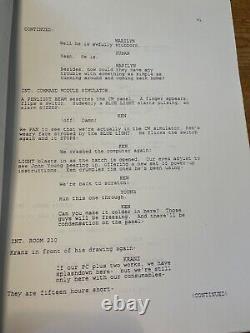 Apollo 13 William Broyles Tom Hanks Movie Screenplay Script