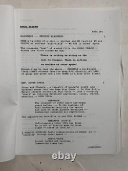 April Rising Original Draft Movie Screenplay with Notes