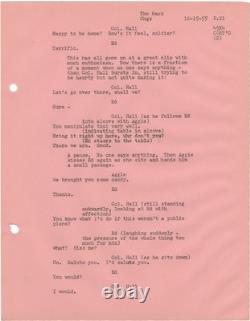 Arnold Laven THE RACK Original screenplay for the 1956 film 1955 #146135
