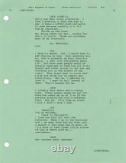 Ashton Kutcher Cameron Diaz WHAT HAPPENS IN VEGAS Original screenplay #170718