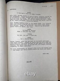 Authentic Early All Of Me Movie Script Steve Martin / Lily Tomlin