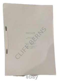 Authentic MOVIE SCRIPT! From The Production PAPILLON 2017 Release RARE
