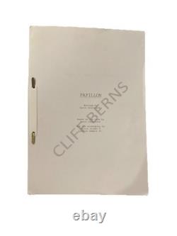 Authentic MOVIE SCRIPT! From The Production PAPILLON 2017 Release RARE