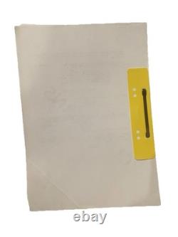 Authentic MOVIE SCRIPT! From The Production PAPILLON 2017 Release RARE