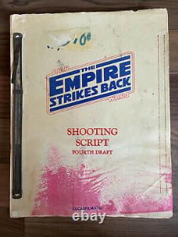 Authentic Vintage Star Wars Empire Strikes Back Movie Script Original 1978
