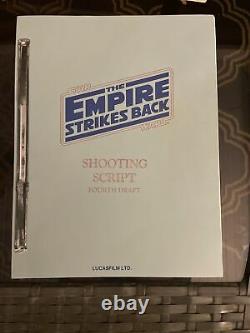 Authentic Vintage Star Wars Empire Strikes Back Movie Script Original 1978 Mint