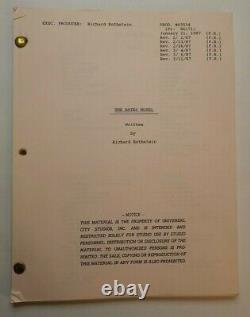 BATES MOTEL / Richard Rothstein 1987 TV Movie Script, death of Norman Bates