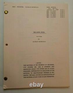 BATES MOTEL / Richard Rothstein 1987 TV Movie Script, death of Norman Bates