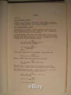 BATMAN original 1989 movie script / TIM BURTON, JACK NICHOLSON, MICHAEL KEATON