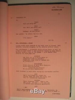 BATMAN original 1989 movie script / TIM BURTON, JACK NICHOLSON, MICHAEL KEATON