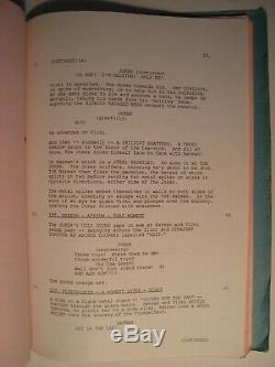 BATMAN original 1989 movie script / TIM BURTON, JACK NICHOLSON, MICHAEL KEATON