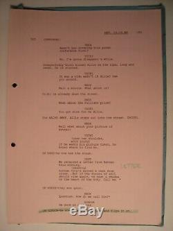 BATMAN original 1989 movie script / TIM BURTON, JACK NICHOLSON, MICHAEL KEATON