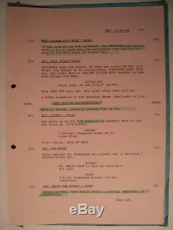 BATMAN original 1989 movie script / TIM BURTON, JACK NICHOLSON, MICHAEL KEATON