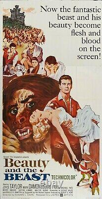 BEAUTY AND THE BEAST / Orville H. Hampton 1961 Screenplay, WEREWOLF HORROR film