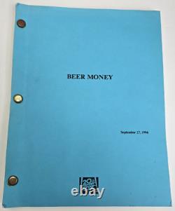 BEER MONEY / Craig Titley 1994 Unproduced Screenplay Movie Script, Bob Simonds