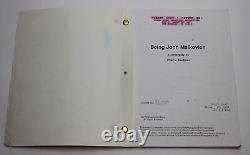 BEING JOHN MALKOVICH / Charlie Kaufman 1998 Movie Script Screenplay, head portal
