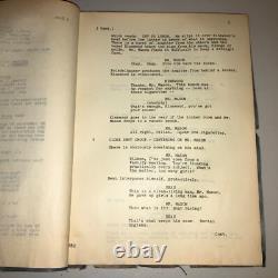 BERNADINE 1956 Original Movie Script Pat Boone Fox Script Department Draft COA