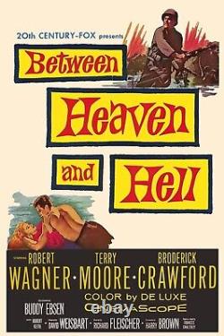 BETWEEN HEAVEN AND HELL / Harry Brown 1955 Screenplay, World War II film