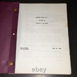 BEVERLY HILLS COP 3 1993 Original Movie Script Eddie Murphy Agency 2nd Revision