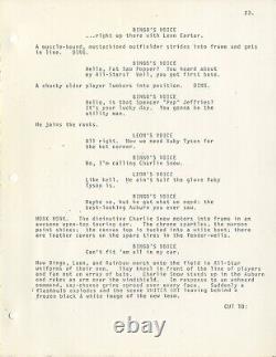 BINGO LONG TRAVELING ALL-STARS & MOTOR KINGS, THE (Jul 11, 1974) Film script