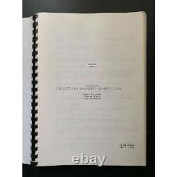 BITTER MOON Movie Script En anglais, 125p 9x12 in. 1992 Roman Polanski, Hu
