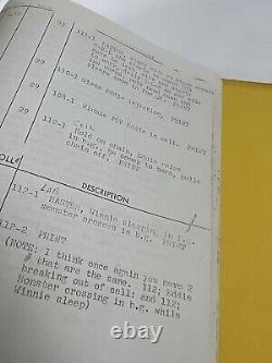 BLACKENSTEIN Master Copy Screenplay Script Blaxploitation Film Horror-Saletri