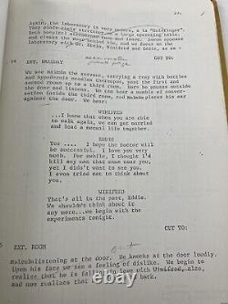 BLACKENSTEIN Master Copy Screenplay Script Blaxploitation Film Horror-Saletri