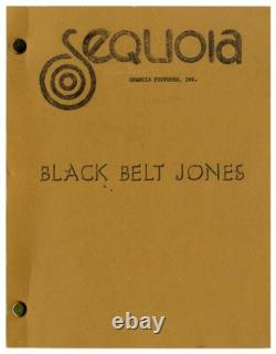 BLACK BELT JONES 1974 Robert Clouse Blaxploitation martial arts film script