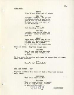 BLACK BELT JONES 1974 Robert Clouse Blaxploitation martial arts film script