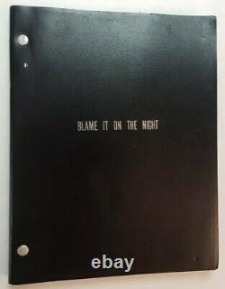 BLAME IT ON THE NIGHT / Len Jenkin 1983 Screenplay, Story Written by MICK JAGGER