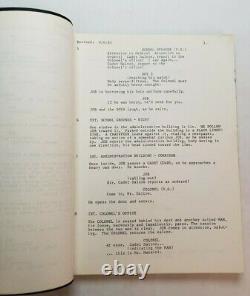 BLAME IT ON THE NIGHT / Len Jenkin 1983 Screenplay, Story Written by MICK JAGGER